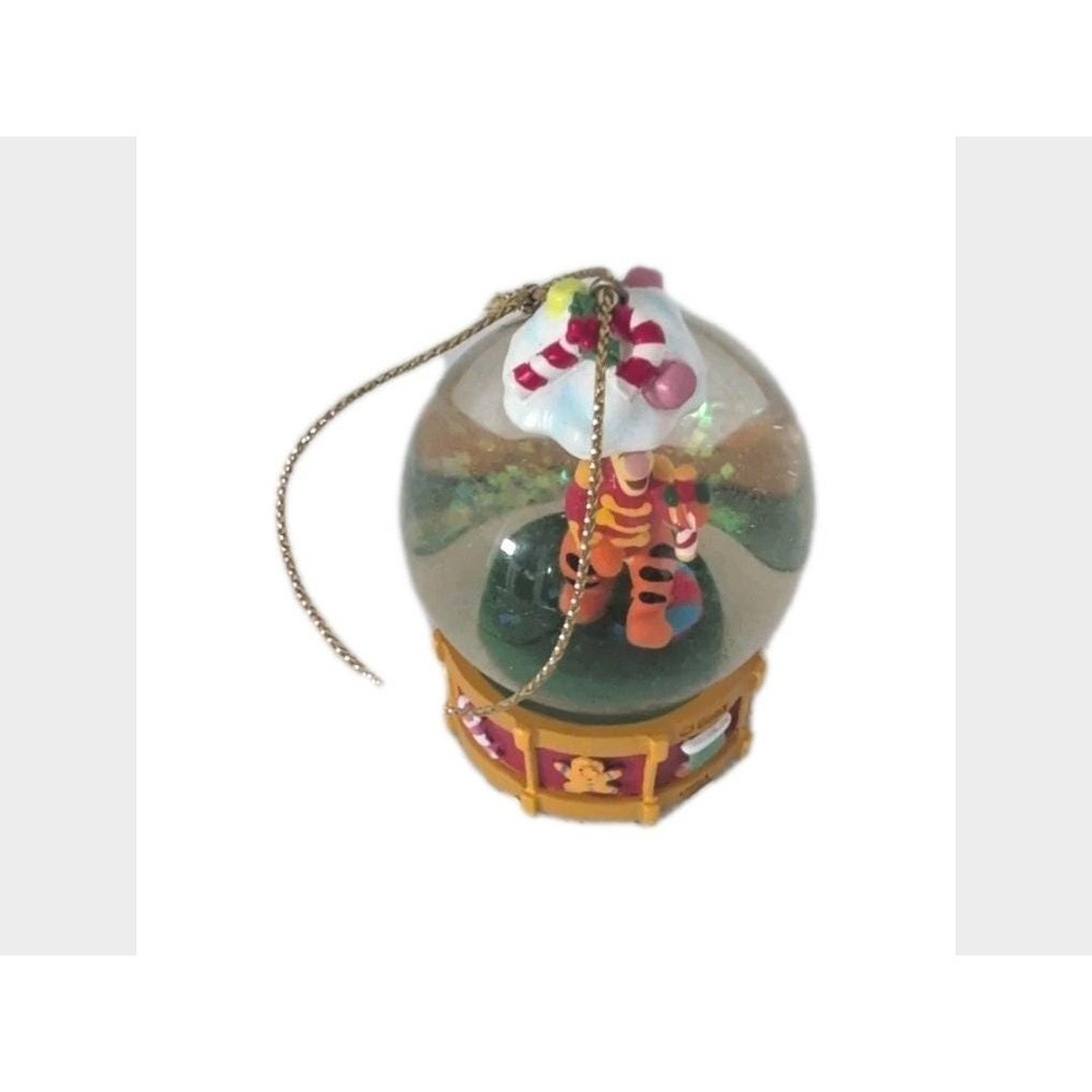 Disney Vintage Christmas Winnie The Pooh 2.5" Tigger 2000 Mini Snowglobe - Picture 2 of 4